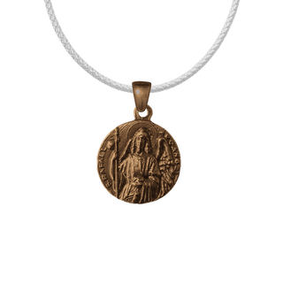 Vintage Bronze St. Raphael and St. John of God Medal
