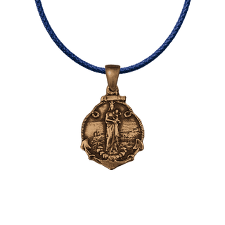 Vintage Bronze Notre-Dame de la Garde Medal, Marseille