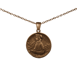 Vintage Bronze Mother Seton Medal, Servant of God