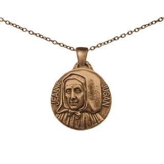 Vintage Bronze St. Jeanne Jugan Medal, Sister Mary of the Cross