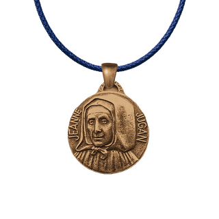 Vintage Bronze St. Jeanne Jugan Medal, Sister Mary of the Cross