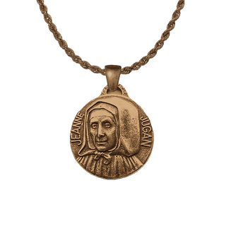Vintage Bronze St. Jeanne Jugan Medal, Sister Mary of the Cross