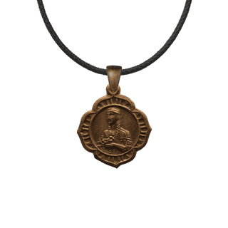 Vintage Bronze St. Kateri Tekakwitha Medal, Lily of the Mohawks