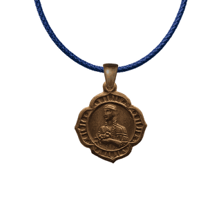 Vintage Bronze St. Kateri Tekakwitha Medal, Lily of the Mohawks