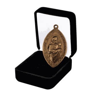 Vintage Bronze St. Norbert Medal, Chapel of the Holy Blood