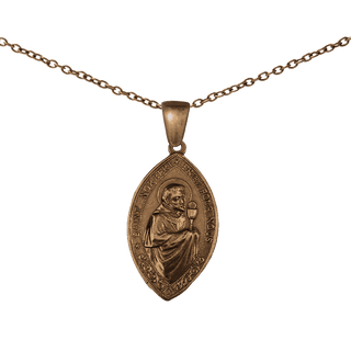 Vintage Bronze St. Norbert Medal, Chapel of the Holy Blood