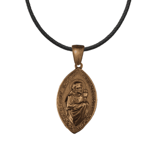 Vintage Bronze St. Norbert Medal, Chapel of the Holy Blood