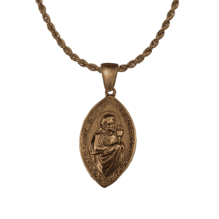 Vintage Bronze St. Norbert Medal, Chapel of the Holy Blood