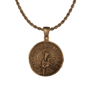 Vintage Bronze San José de la Montaña Medal, Barcelona
