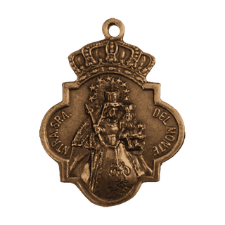 Vintage Bronze Nuestra Señora del Monte Medal, Cazalla