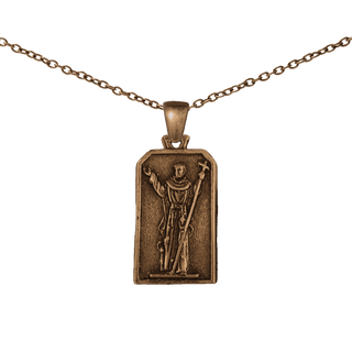 Vintage Bronze St. Junípero Serra Medal, Apostle of California