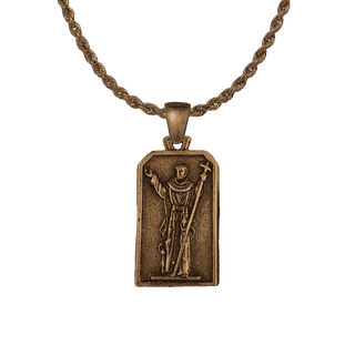 Vintage Bronze St. Junípero Serra Medal, Apostle of California