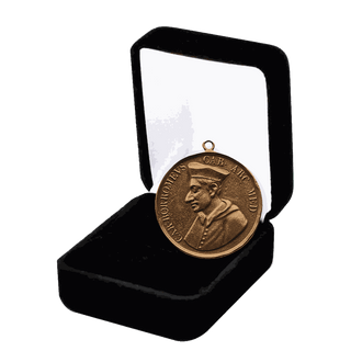Vintage Bronze St. Charles Borromeo Medal, Humilitas Reverse
