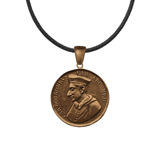 Vintage Bronze St. Charles Borromeo Medal, Humilitas Reverse