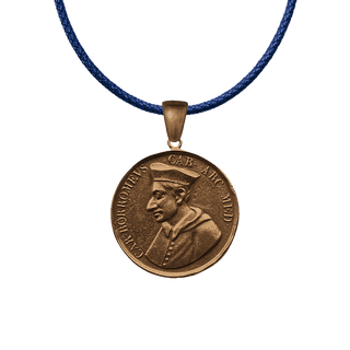 Vintage Bronze St. Charles Borromeo Medal, Humilitas Reverse