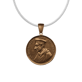 Vintage Bronze St. Charles Borromeo Medal, Humilitas Reverse