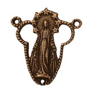Vintage Bronze Our Lady of Grace and Sacred Heart Center