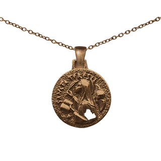 Vintage Bronze St. Teresa of Avila Medal