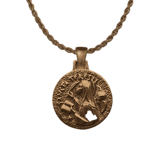 Vintage Bronze St. Teresa of Avila Medal