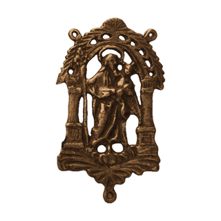 Vintage Bronze St. Joseph and the Christ Child Center