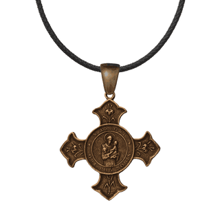 Vintage Bronze St. Anthony of Padua Confraternity Cross