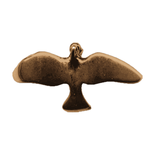 Vintage Bronze Dove of the Holy Spirit Pendant