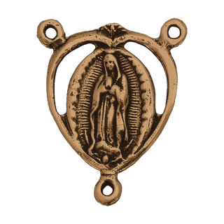 Vintage Bronze Our Lady of Guadalupe Heart Center
