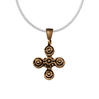 Vintage Bronze Five Wounds Cross