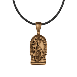 Vintage Bronze San Isidro Labrador Medal