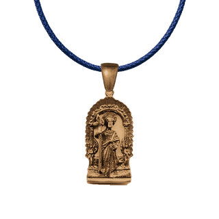 Vintage Bronze San Isidro Labrador Medal
