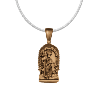 Vintage Bronze San Isidro Labrador Medal