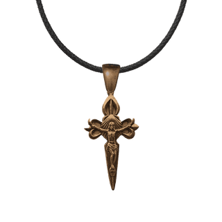 Vintage Bronze Cross of St. James Crucifix