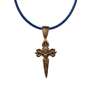 Vintage Bronze Cross of St. James Crucifix