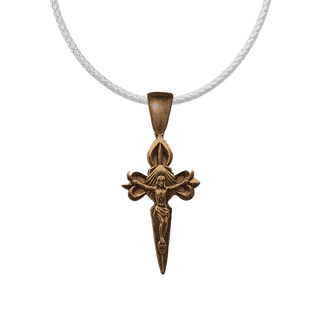 Vintage Bronze Cross of St. James Crucifix