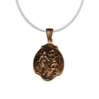 Vintage Bronze Our Lady of Mercy Medal