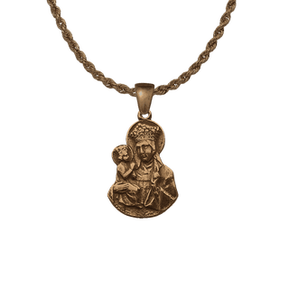 Vintage Bronze St. Anne de Beaupré Shrine Medal