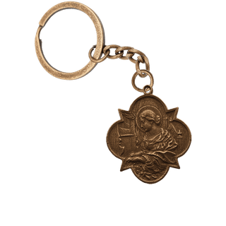 Vintage Bronze St. Cecilia Medal, Patroness of Sacred Music