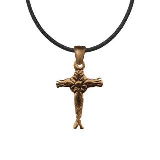 Vintage Bronze Small Spanish Colonial Cross