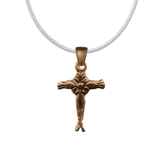 Vintage Bronze Small Spanish Colonial Cross