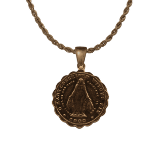 Vintage Bronze Sodality Medal of 1900
