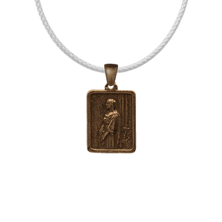 Vintage Bronze St. Philomena and St. John Vianney Medal