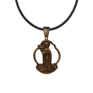 Vintage Bronze St. Martin de Porres Openwork Medal