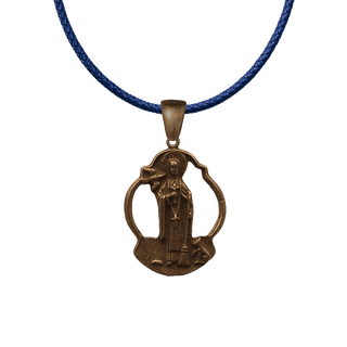 Vintage Bronze St. Martin de Porres Openwork Medal