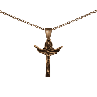 Vintage Bronze Trinity Crucifix