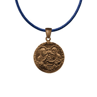 Vintage Bronze Veni Creator Spiritus Pentecost Medal