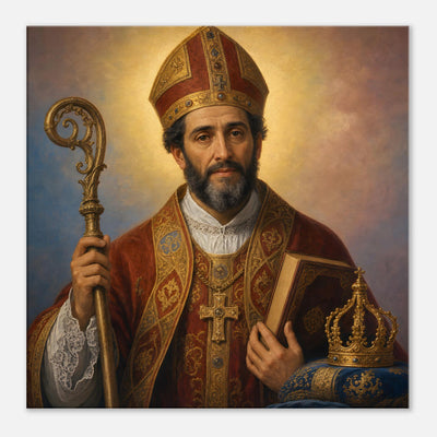 St. Ildephonsus of Toledo - Devotional Canvas