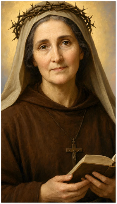 St. Angela of Foligno Holy Cards