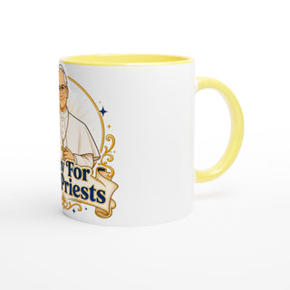Pope Francis 'Pray for Our Priests' Color Mug - view 3