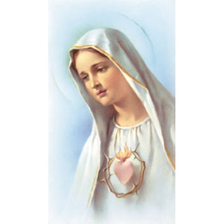 100-Pack - Immaculate Heart Of Mary Holy C Ard