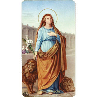 100-Pack - Saint Tecla Holy Card